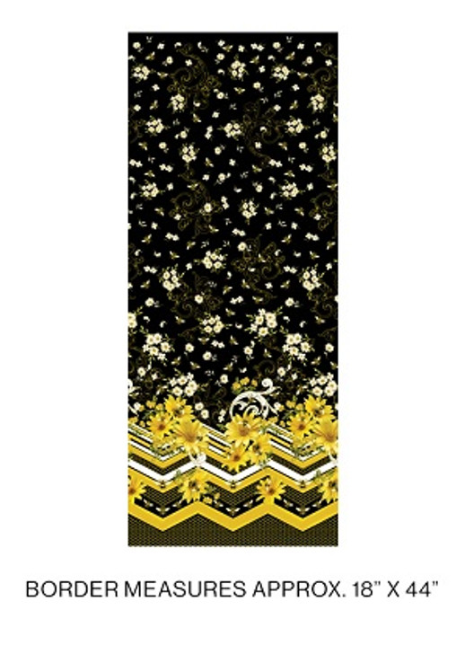 Kanvas Studio - Buzzworthy - Border, Black/Gold