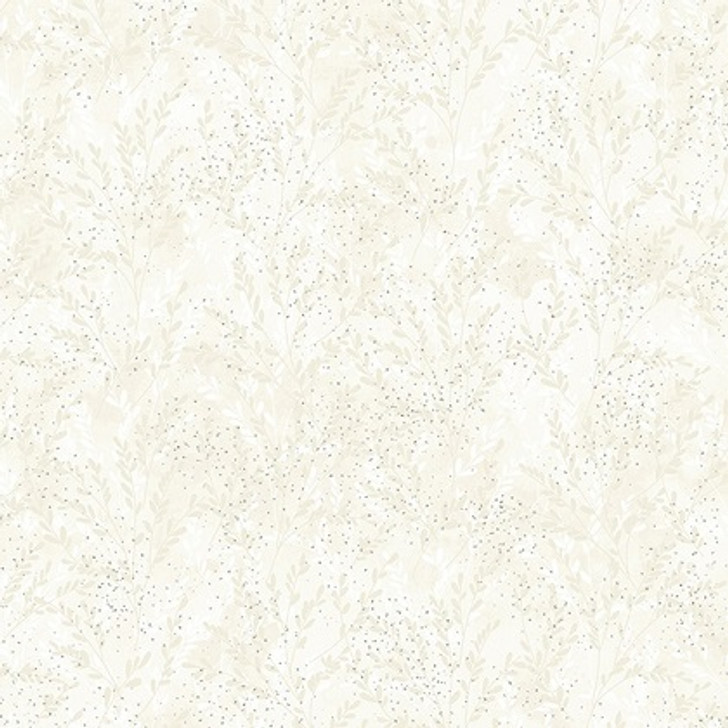 Hoffman California - Fly Freely - Speckled Foliage, Ivory/Silver