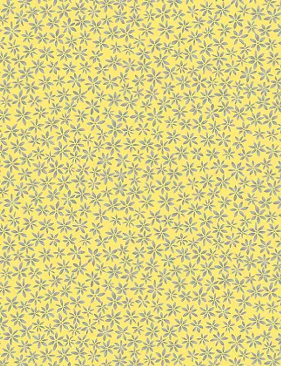 Timeless Treasures - Buttercup - Tiny Florals, Yellow