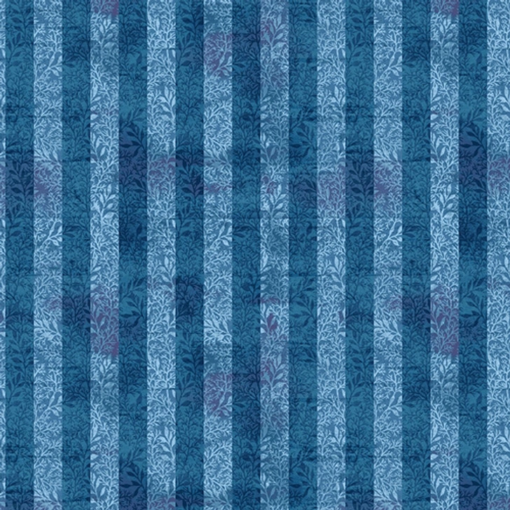 Henry Glass - Salt & Sea - Textured Stripe, Dk Blue