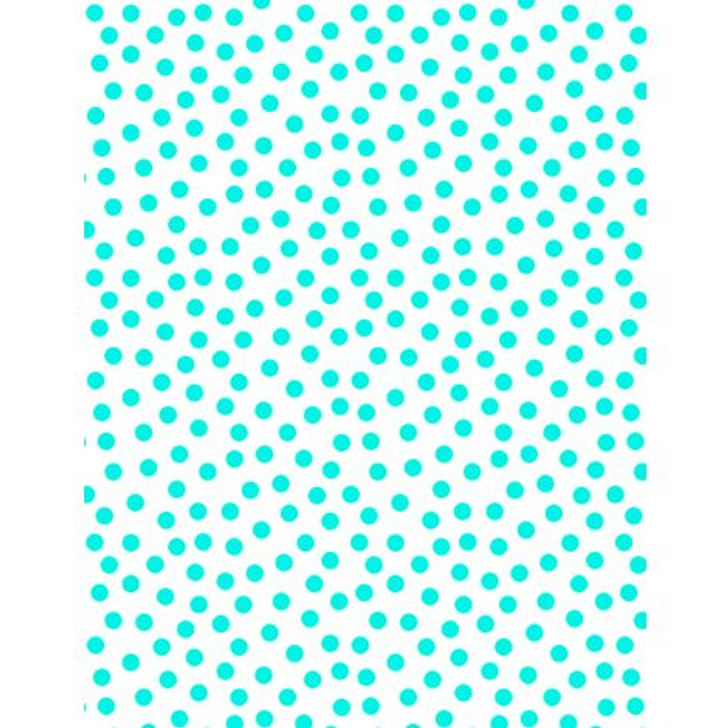 Wilmington Prints - Essentials On the Dot, White/Teal