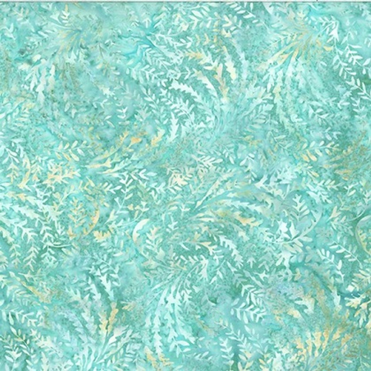 Hoffman California - Bali Batik 2022 - Leafy, Beach Glass