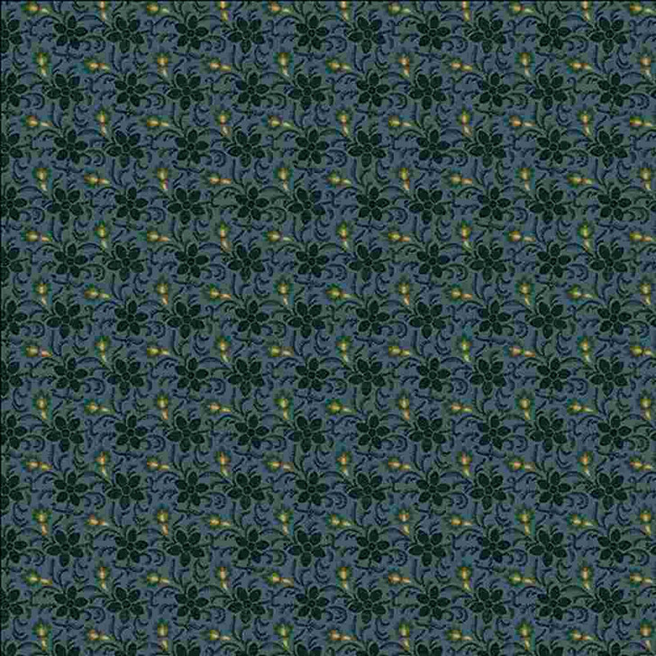 Marcus Fabrics - Rebekah's Basics - Lacey, Blue