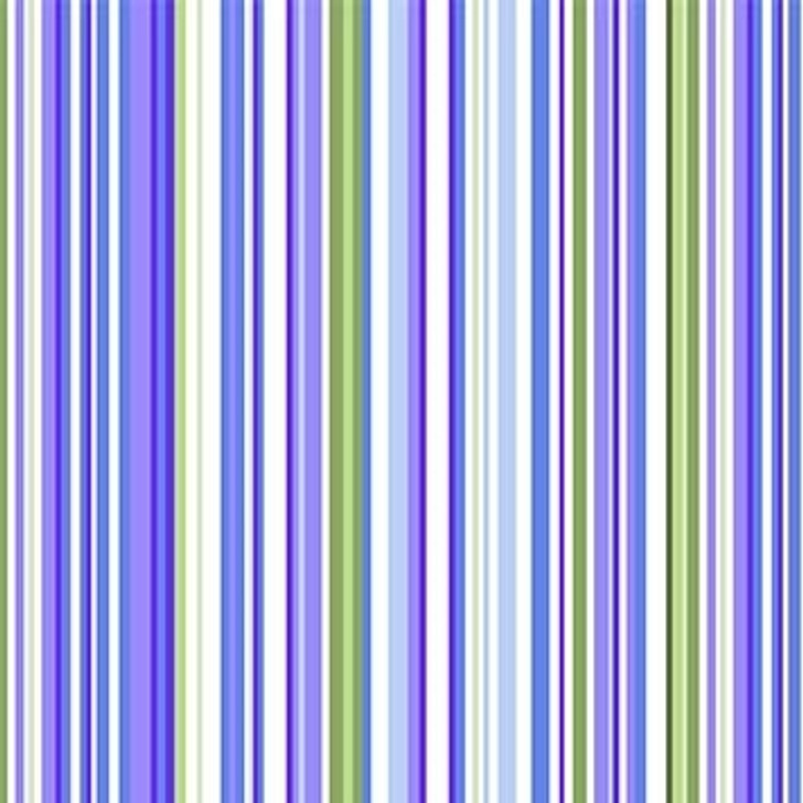 Michael Miller - Floral Fantasy - Thin & Thick Stripe, Blue