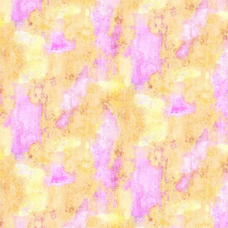 P & B Textiles - Songbird Serenade - Texture, Yellow/Pink