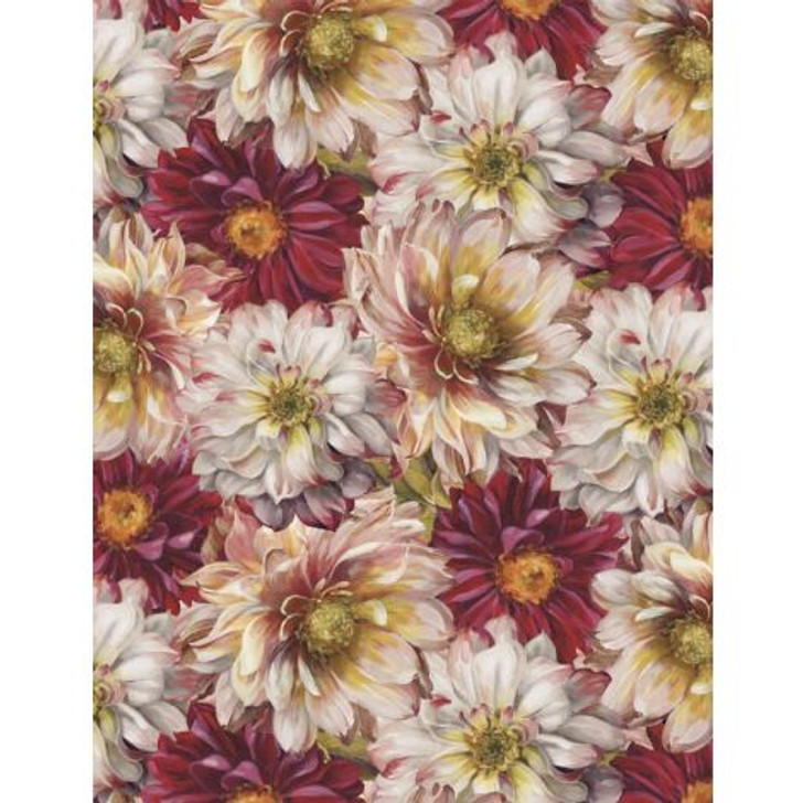 Wilmington Prints - Rosewood Lane - Packed Flowers, Multi