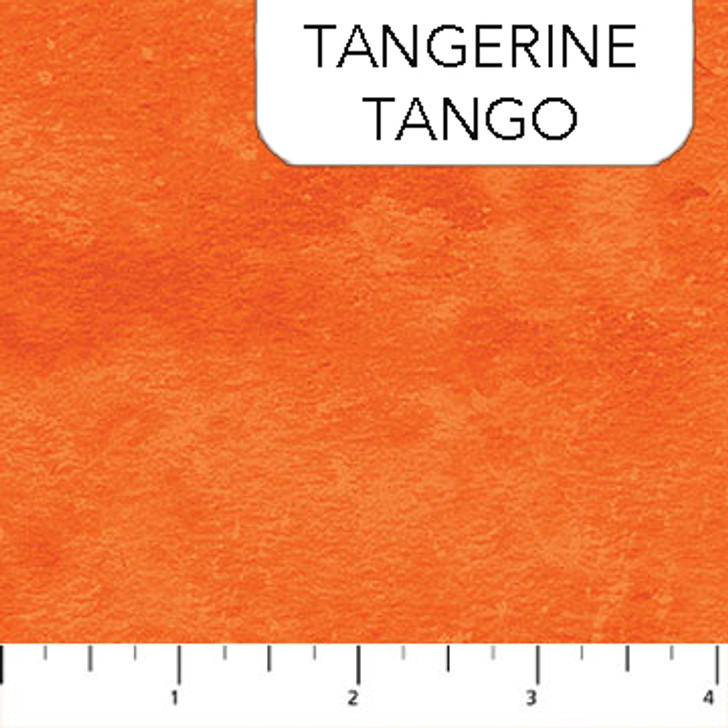 Northcott - Toscana - Bold Beautiful Basic, Tangerine Tango