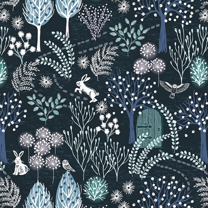 Lewis & Irene - Secret Winter Garden - Secret Garden, Midnight Blue