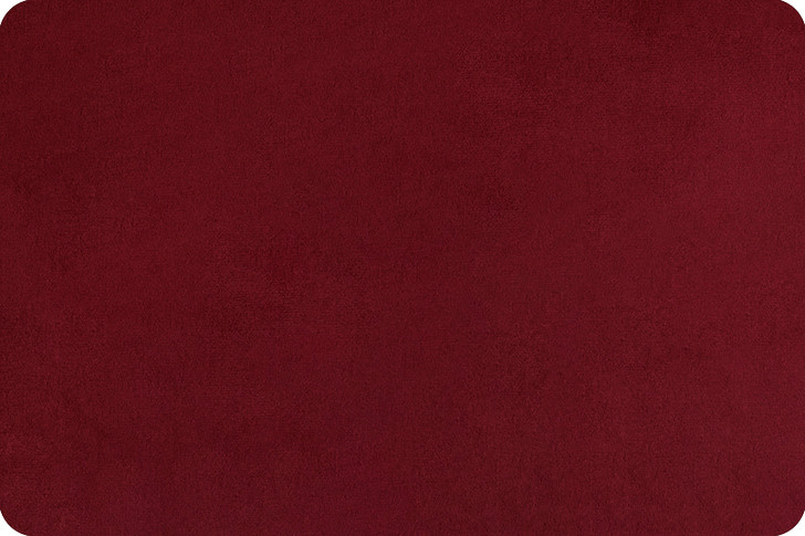 Shannon Fabric - Cuddle 3 Solid - 90", Merlot