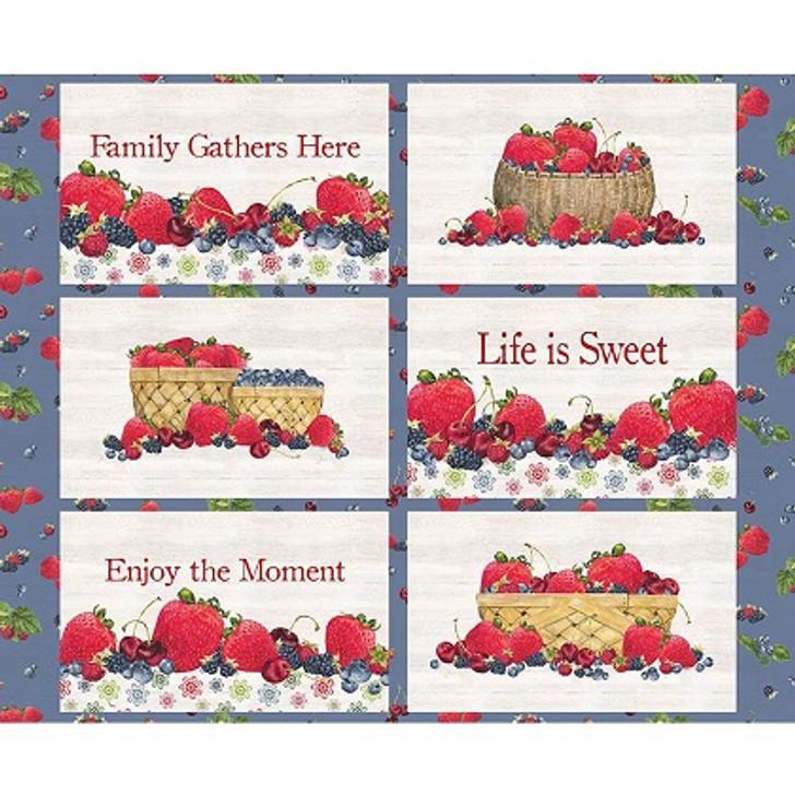 Riley Blake - Monthly Placemats - 36" x 43.5" Placemat Panel, June