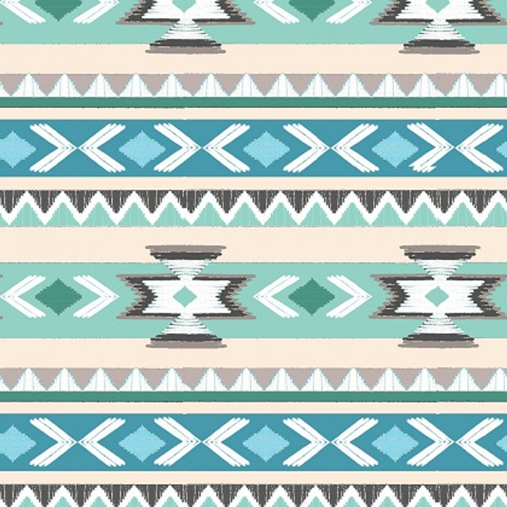 3 Wishes - Woodland Wander - Geometric Stripe, Green