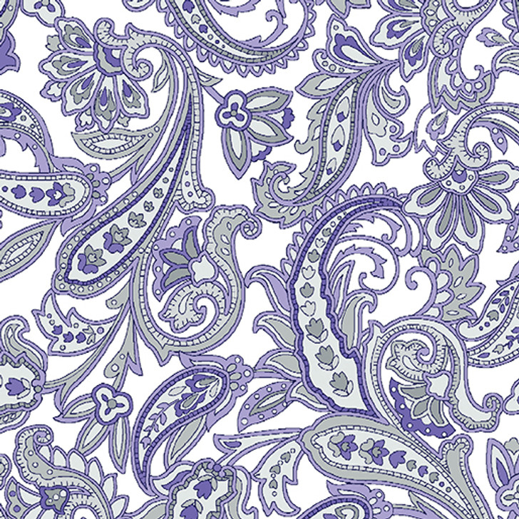 Benartex - Porch Swing - Bandana Rama, Purple