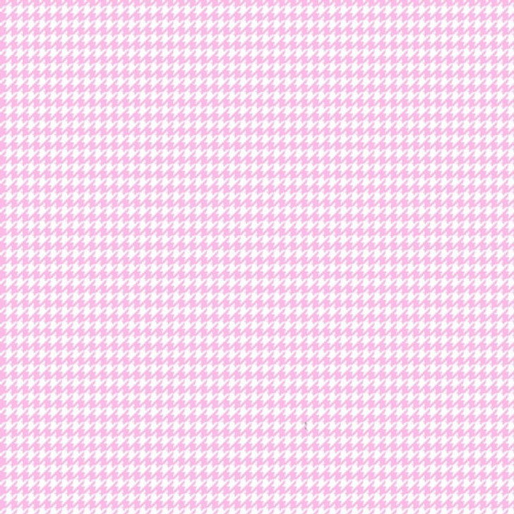 A.E. Nathan - Comfy Flannel Prints - Houndstooth, Pink