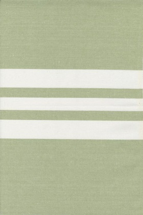 Moda - Vista Toweling - 18" Hemmed Edge Wide Stripe, Celadon
