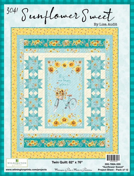 Quilt Kit - Sunflower Sweet by Wilmington Prints (Twin)