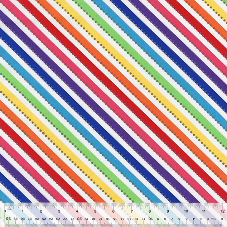 Anthology - Be Colourful - Magic Bias Stripe, White Rainbow