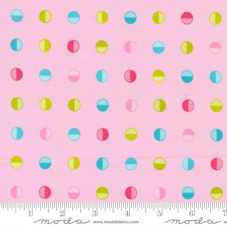 Moda - Sweet And Plenty - Half Moon Dots, Parfait