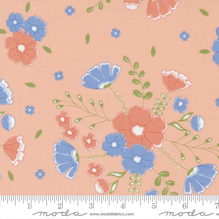 Moda - Peachy Keen - Meadow Floral, Bubble Gum