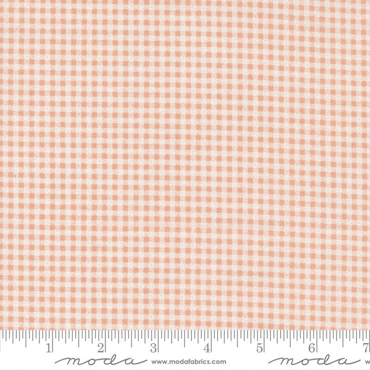 Moda - Peachy Keen - Gingham, Peach Blossom