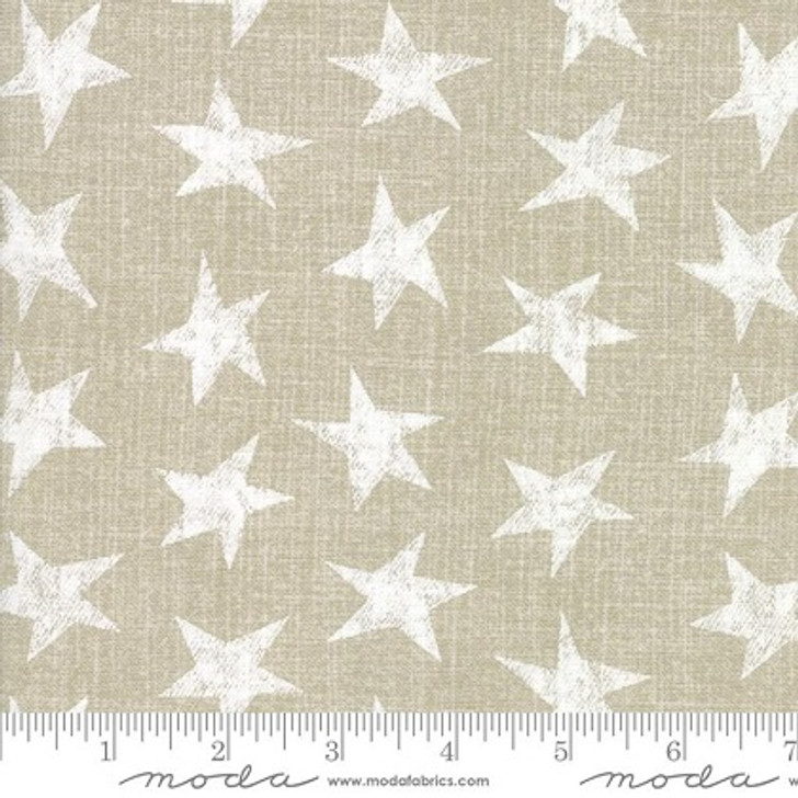 Moda - 54" Branded Canvas - Star, Khaki