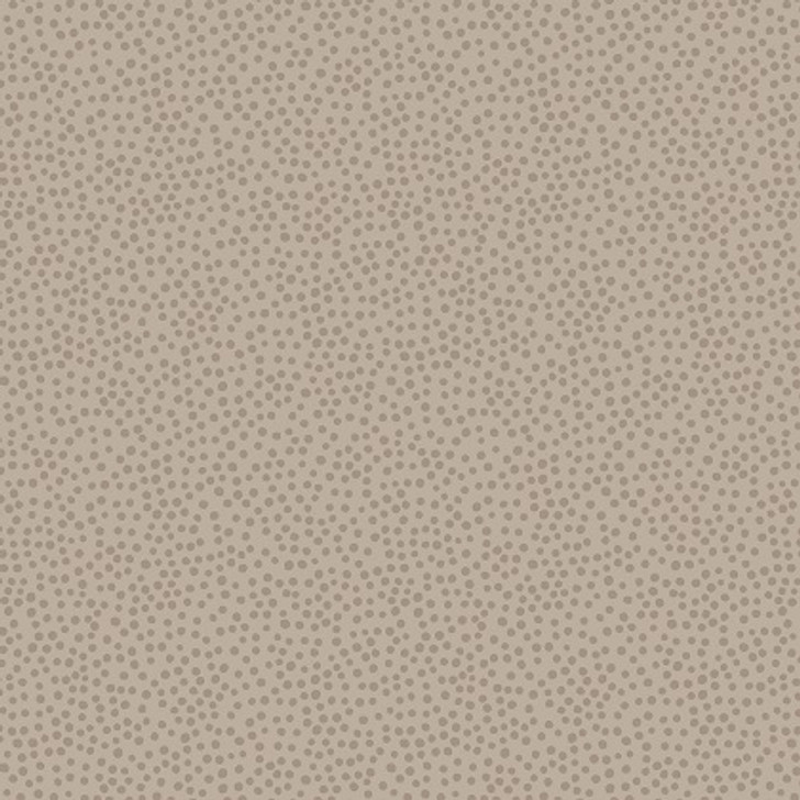 Lewis & Irene - Winter in Bluebell Wood Flannel - Dots, Chestnut