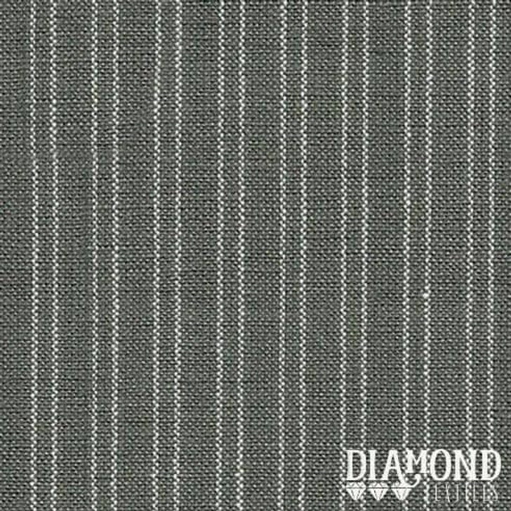 Diamond Textiles - Picket Fence Homespun - Stripe, Gray