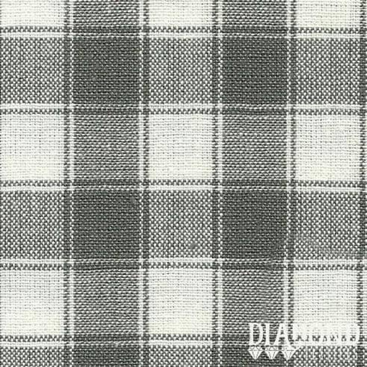 Diamond Textiles - Picket Fence Homespun - 1/2" Check, Gray