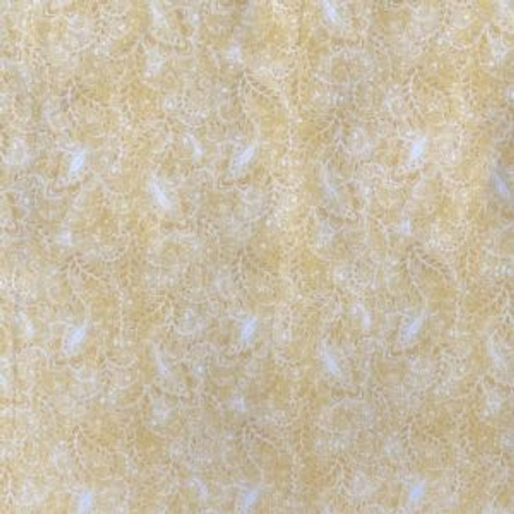 Oasis Fabrics - 118" Classic - Tonal Floral, Lemon