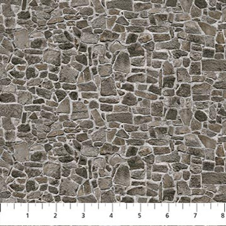 Northcott - Naturescapes 2 - Stone Wall, Dark Gray