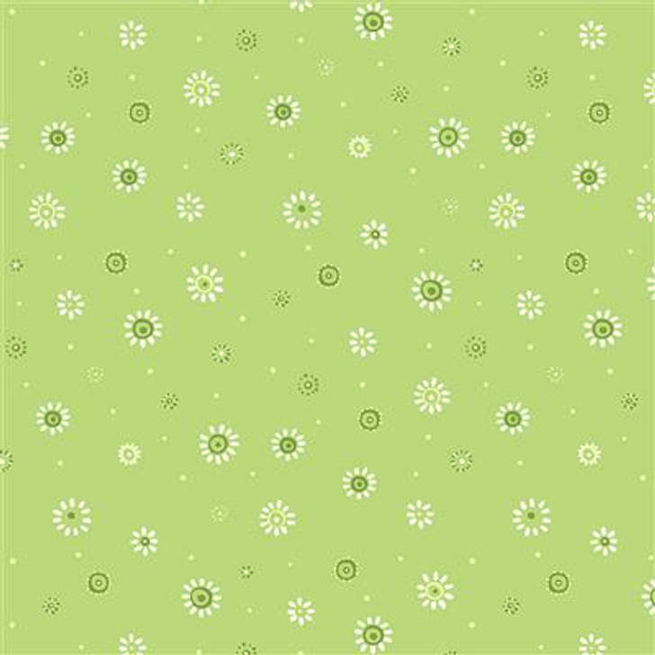 Susybee - Basics - Sunburst Dot, Soft Green