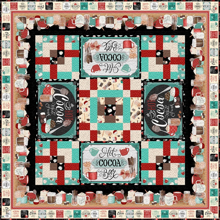 Table Topper - Cocoa Sweet by Wilmington Prints