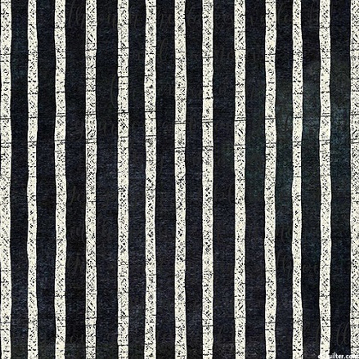 P & B Textiles - Deja Brew - Tonal Stripe, Black