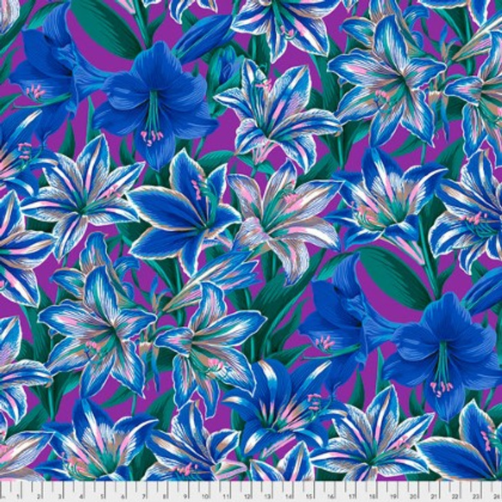 Free Spirit - Kaffe Fassett - Amaryllis, Blue