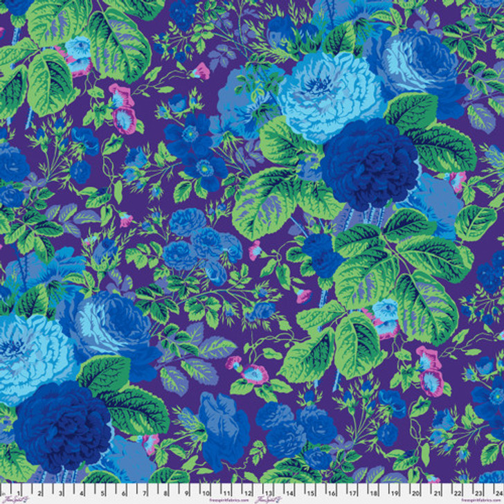 Free Spirit - Kaffe Fassett - Gradi Floral, Purple