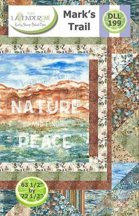 Moda Pattern - Mark's Trail - Featuring Desert Oasis Fabric - 63 1/2" x 72 1/2"