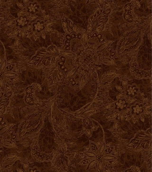 Oasis Fabrics - 118" Shadows - Jacquard, Brown
