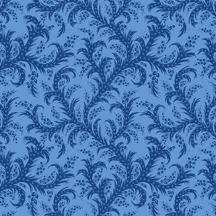 Benartex Traditions - Bluesette - Trailing Vine, Blue