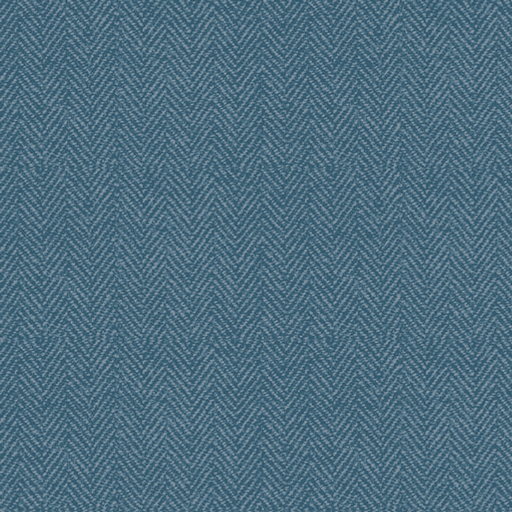 Benartex Traditions - Winter Forest - Twill Herringbone, Blue