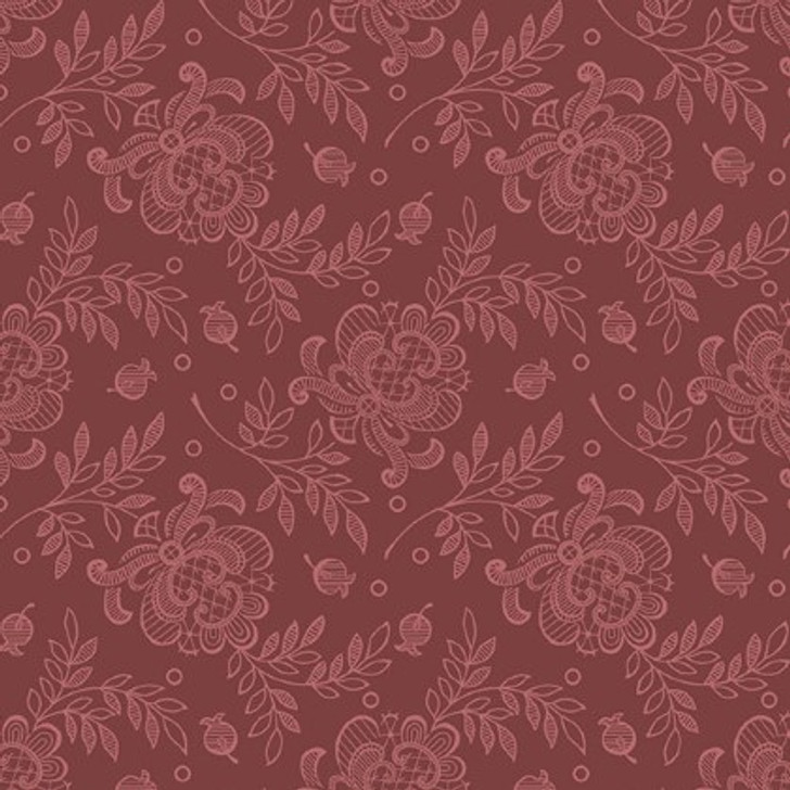 Andover - French Mill - Lace Rose, Red