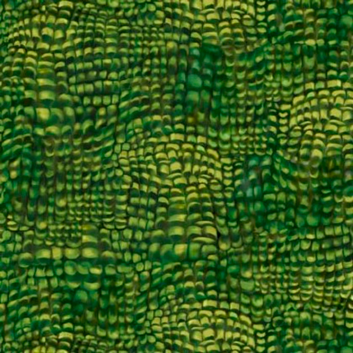 Quilting Treasures - Jurassic Journey - Scale Texture, Green