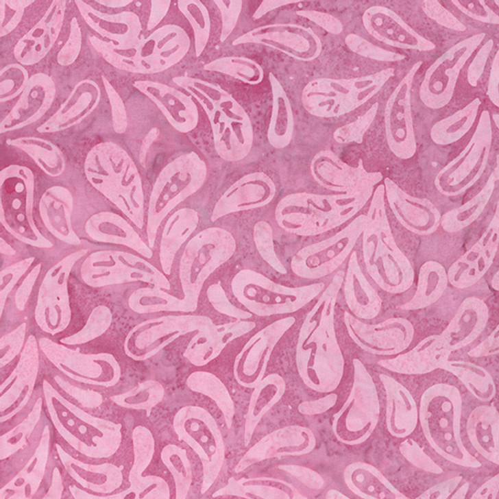 Benartex Batiks - Bali Sorbet - Plume, Strawberry