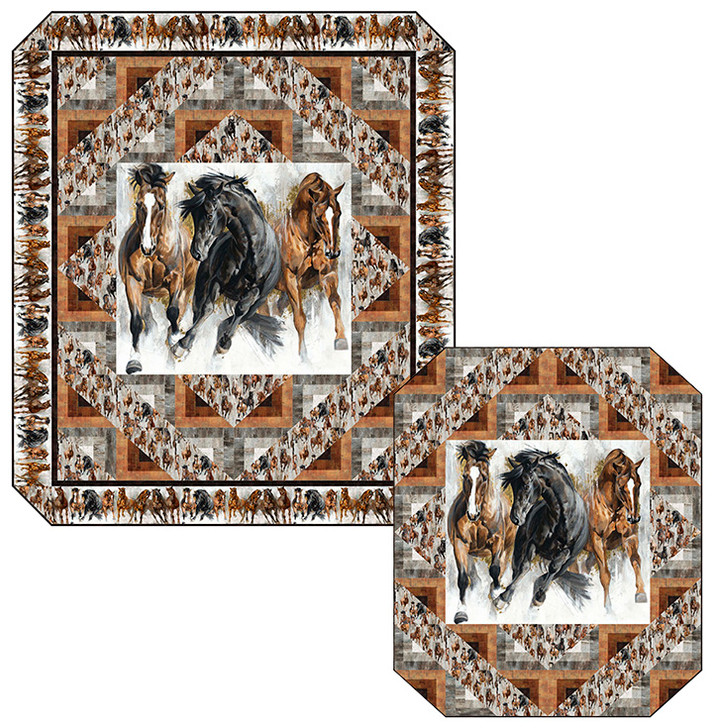 Northcott Pattern - Barn Raising - Based on Stallion Collection