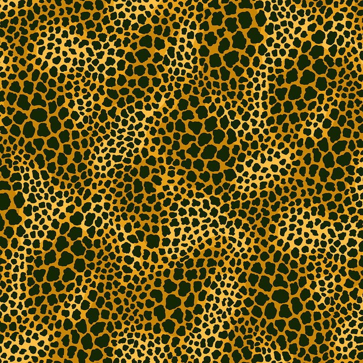 Clothworks - Earth Song - Leopard Spots, Dark Gold