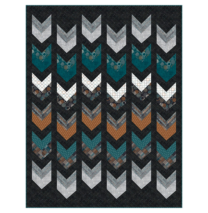 Northcott Pattern - Rush - Based on Urban Vibes Collection 56.5 x 7"