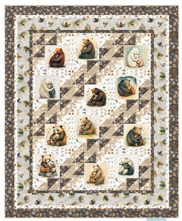 Quilting Treasures Pattern - Bear Hugs - SIZE 57" x 70"