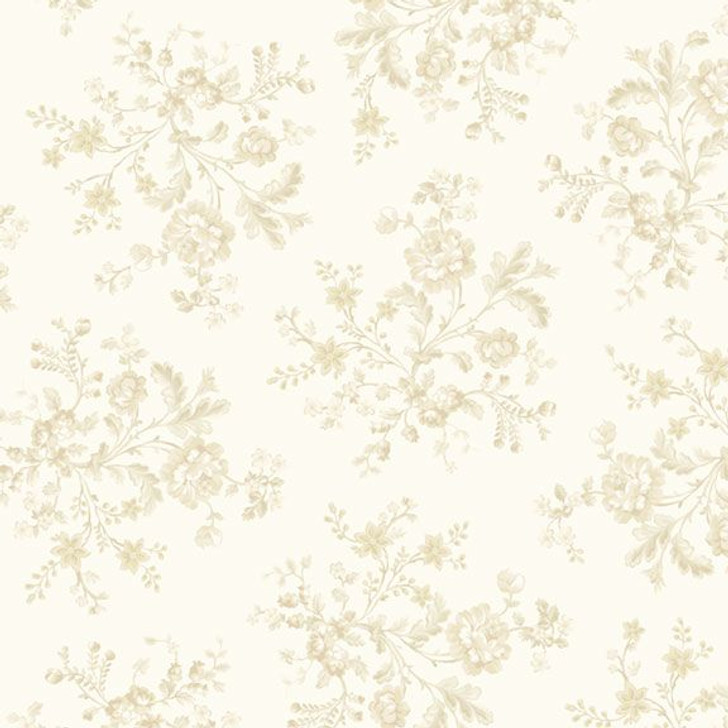 Marcus Fabrics - Vivienne - Petite Bouquet, Ivory