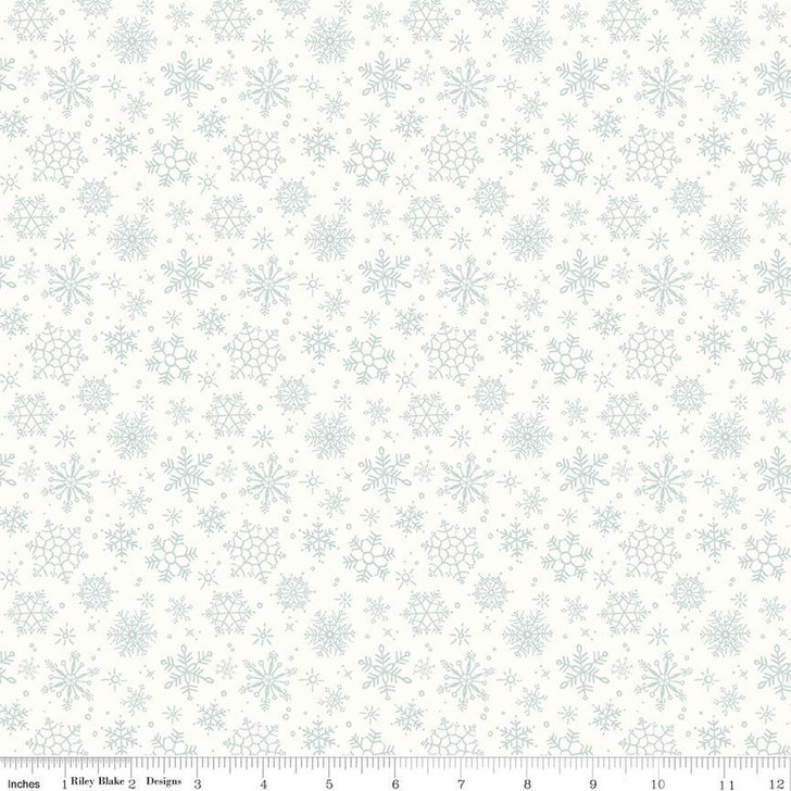 Riley Blake - Magical Winterland - Snowflake, Snow