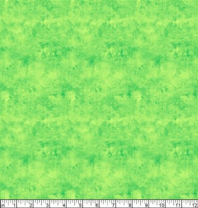 Quilting Treasures - Here Kitty Kitty - Blender, Green