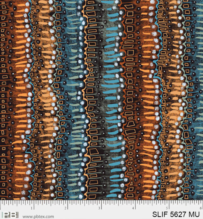 P & B Textiles - Still Life - Texture Stripe, Multi