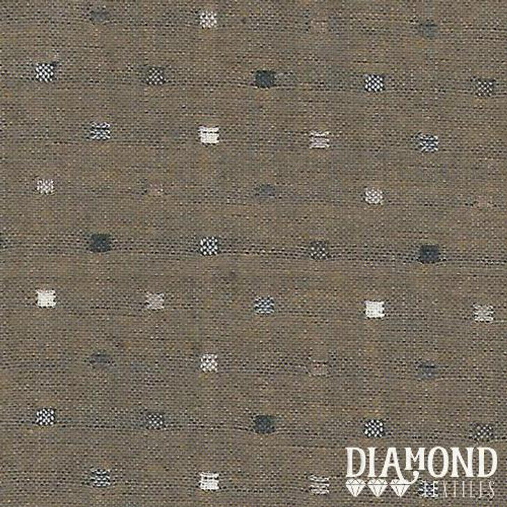Diamond Textiles - Nikko Earth Homespuns - Confetti, Brown